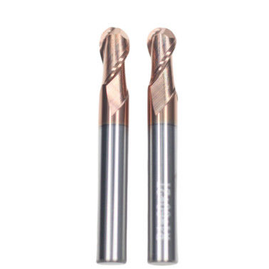 سعر جيد 8mm Dia R4*8*16*8*60 2Flutes TiAISiN كربيد كرة أنف نهاية طاحونة للكربون الفولاذ سبيكة الفولاذ الصلب الصلب عبر الإنترنت