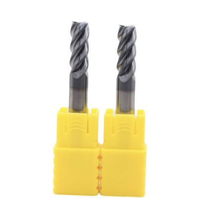 سعر جيد 16mm Dia 16*45*16*100 AITiN Black Nano Coating 4 فلوت كاربيد مربع نهاية طاحونة للصلب الصلب عبر الإنترنت