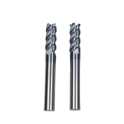 سعر جيد 20mm Dia 20*45*20*100 AITiN Black Nano Coating 4 فلوت كاربيد مربع نهاية طاحونة للصلب الصلب عبر الإنترنت