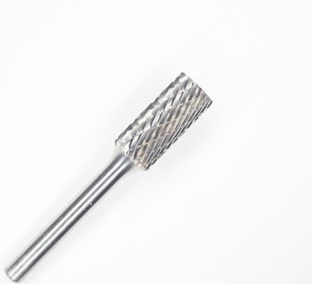 SA-6 Cylinder Without End Cut Burrs For Die Grinder 5/8" X 1" With 1/4" Shank Standard Double Cut