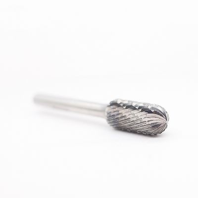 Shaping Cylindrical Burr Radius End 3/8" × 3/4" Tool Die Grinder Tungsten Carbide Bits