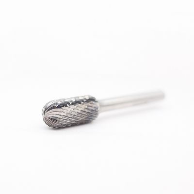 50000Rpm Carbide Burr Rotary File Bit Cylindrical Carbide  Burr Double Cut 5/8 Inch Dia.