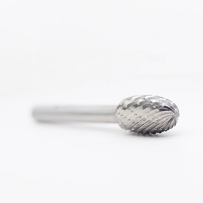 Premium SE-1 1/4" X 3/8" Oval Carbide Burr On 1/4" Shank Double Cut