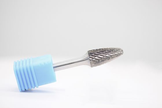 SF-5 Tree Radius End Tungsten Carbide Burr 1/4" Standard Double Cut Die Grinder Deburring Bits