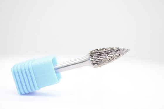 SG-5 Carbide Burr Tree Pointed-End Double Cut For Die Grinder 1/2" X 1" With 1/4" Shank