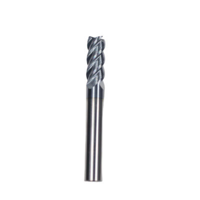 HRC60 AITiN Coated Carbide End Mill For Steel, Hard Steel, Iron Carbide Corner Radius Mill Cutter