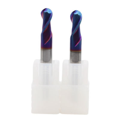 HRC 65 R1.5*3*6*3*50 Dia TiAISiN Coated 2 Flutes Carbide Ball Nose End Mill Cutter