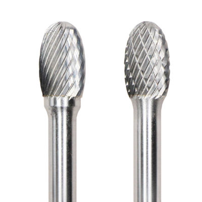 سعر جيد SE 12mm Carbide Burr Die Grinder Bit Tungsten Carbide Burr الملف الدواري الشكل البيضاوي على 8mm Shank عبر الإنترنت
