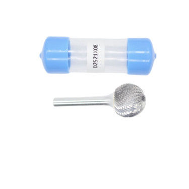 سعر جيد شكل كرة D 25mm قطع كربيد الديا كربيد الدوارة مع 8mm شنك ديا قطعة مزدوجة كربيد الدوارة عبر الإنترنت